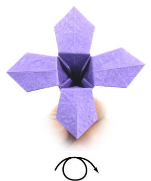 22th picture of origami phlox flower