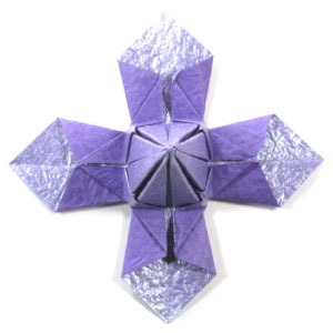 23th picture of origami phlox flower