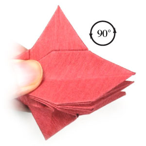 33th picture of origami poinsettia flower
