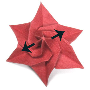 36th picture of origami poinsettia flower