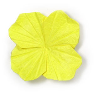 33th picture of origami primrose flower