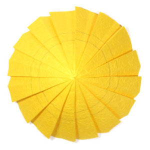 8th picture of origami sunflower