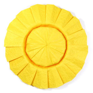 12th picture of origami sunflower