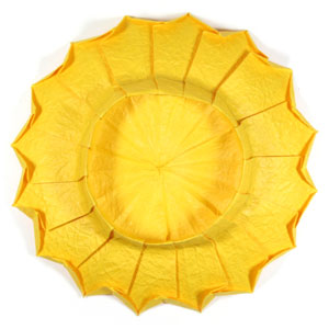 22th picture of origami sunflower