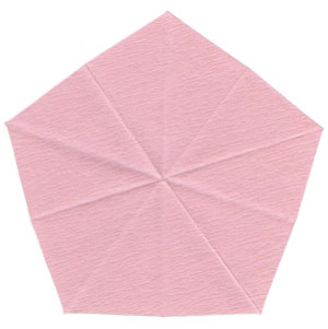 origami vinca flower