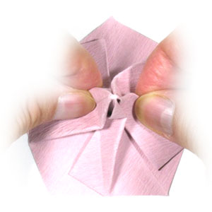 22th picture of origami vinca flower