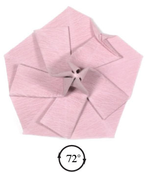 26th picture of origami vinca flower