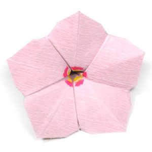 32th picture of origami vinca flower