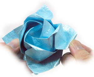 76th picture of full-bloom Kawasaki rose paper flower