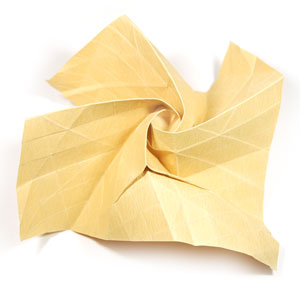 70th picture of Fullest-bloom Kawasaki rose origami flower