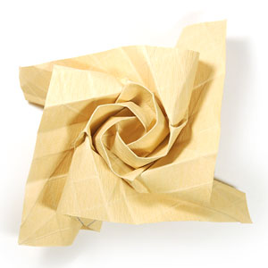 78th picture of Fullest-bloom Kawasaki rose origami flower