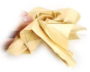 79th picture of Fullest-bloom Kawasaki rose origami flower