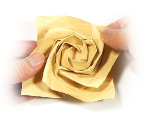 89th picture of Fullest-bloom Kawasaki rose origami flower