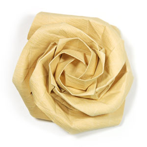 91th picture of Fullest-bloom Kawasaki rose origami flower