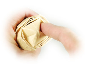 55th picture of New swirl Kawasaki rose origami flower