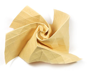 64th picture of New swirl Kawasaki rose origami flower