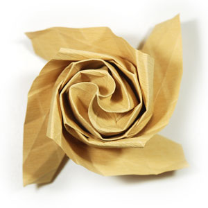 78th picture of New swirl Kawasaki rose origami flower