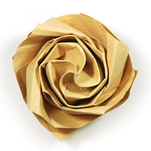 84th picture of New swirl Kawasaki rose origami flower