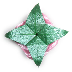 46th picture of Candlestick origami flower base I