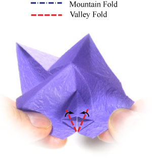11th picture of origami Canterbery bells flower