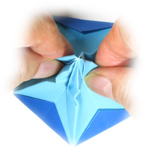 22th picture of origami morning glory with five petals