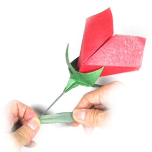 12th picture of Valentine's origami heart flower