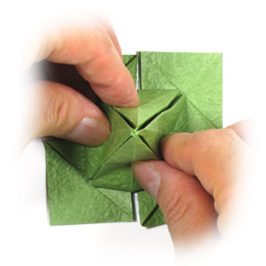 28th picture of four-leaf origami clover