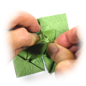 30th picture of four-leaf origami clover