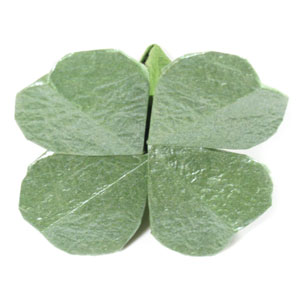 39th picture of four-leaf origami clover
