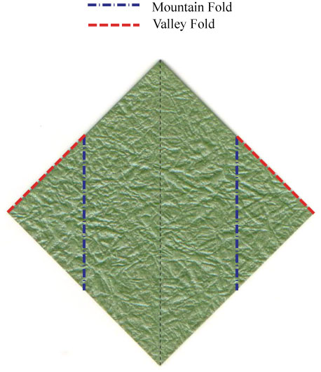 3rd picture of simple quadruple origami leaf II
