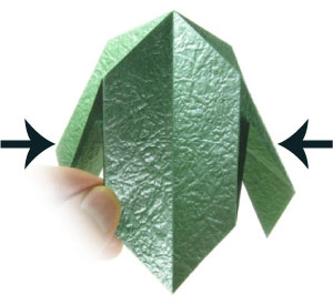 16th picture of simple quadruple origami leaf II