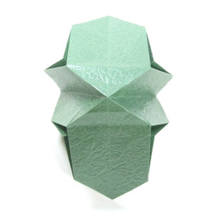 22th picture of simple quadruple origami leaf II