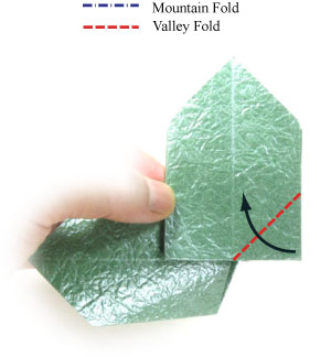 30th picture of simple quadruple origami leaf II