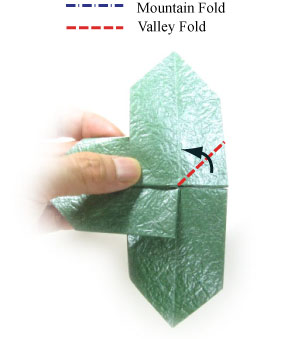 32th picture of simple quadruple origami leaf II
