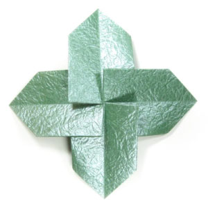 39th picture of simple quadruple origami leaf II