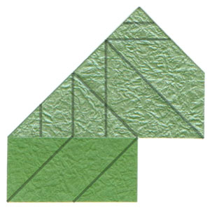 25th picture of quadruple origami leaf