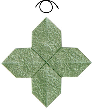 41th picture of quadruple origami leaf