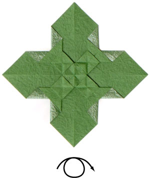 42th picture of quadruple origami leaf