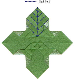 50th picture of quadruple origami leaf
