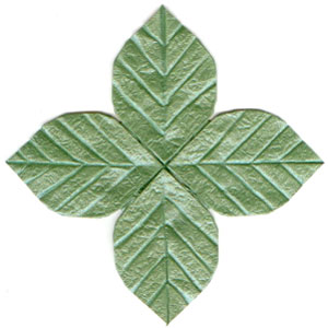 60th picture of quadruple origami leaf