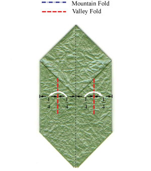 5th picture of quadruple origami leaf II