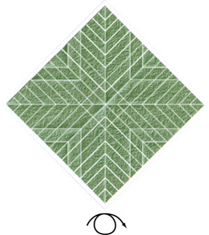 22th picture of quadruple origami leaf II
