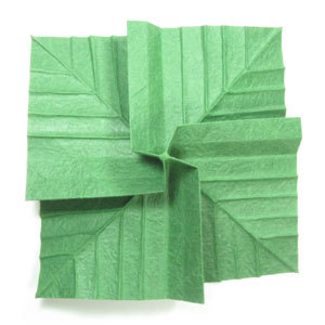 28th picture of quadruple origami leaf II
