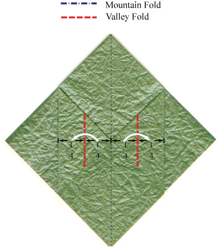 2nd picture of quadruple origami leaf III