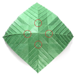 25th picture of quadruple origami leaf III