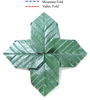 41th picture of quadruple origami leaf III