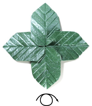 42th picture of quadruple origami leaf III