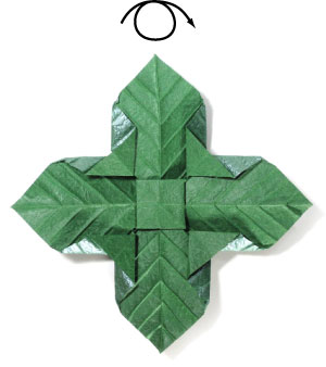 43th picture of quadruple origami leaf III