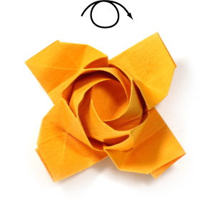 69th picture of origami beauteous rose paper flower