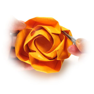83th picture of origami beauteous rose paper flower